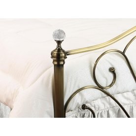 Кровать BD-95 160х200 античная медь