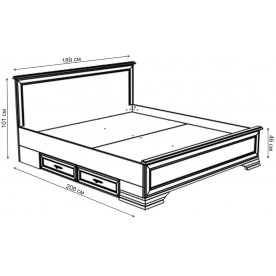 Двуспальная кровать Kentaki