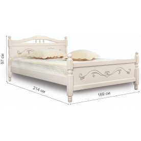 Двуспальная кровать Людмила-17