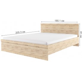 Двуспальная кровать Oskar 180x200