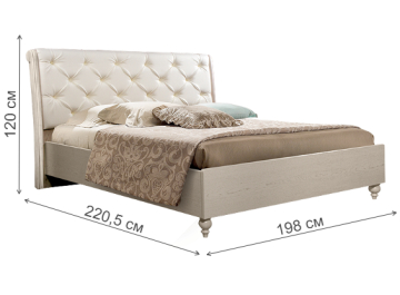 Двуспальная кровать Венеция