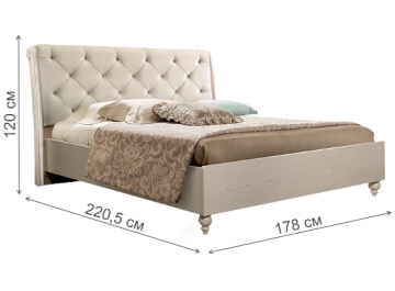 Двуспальная кровать Венеция