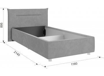 Односпальная кровать Альба