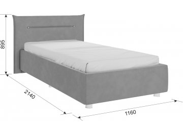 Односпальная кровать Альба