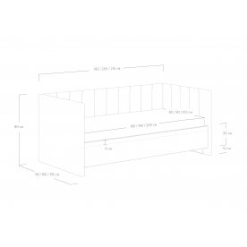 Односпальная кровать Alice