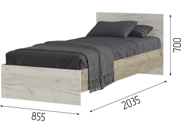 Односпальная кровать Бренди КР 554