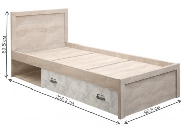 Односпальная кровать Diesel