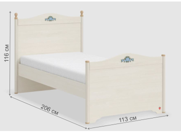 Односпальная кровать Flora