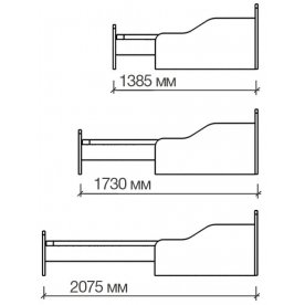 Односпальная кровать Наранта ШК