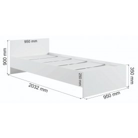 Односпальная кровать Мадера М900