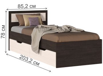 Односпальная кровать Муза КР 607