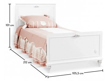 Односпальная кровать Romanticа