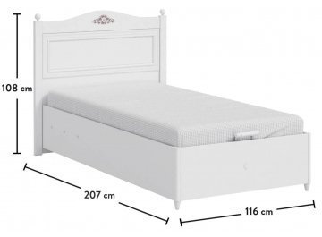 Односпальная кровать Rustic