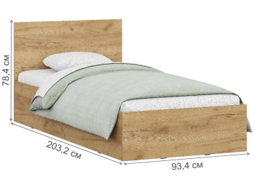 Односпальная кровать Taika Серия 2