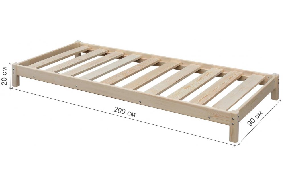 Односпальная кровать Денби 80х190