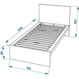 Односпальная кровать Варма Сэнг