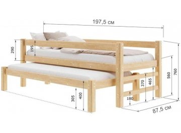 Подростковая кровать Лего