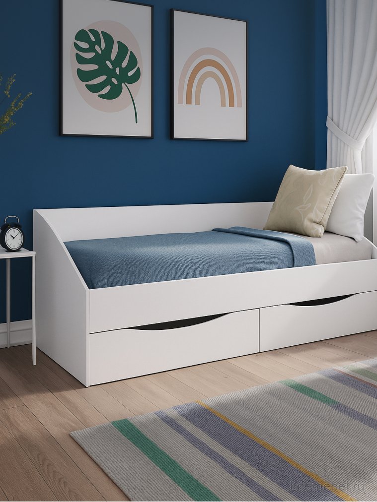 Подростковая кровать Классика белый