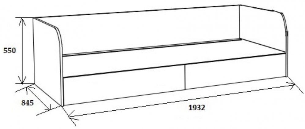 Софа Астра белый / салатовый