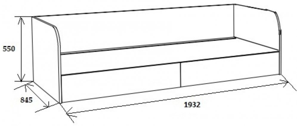Софа Астра белый