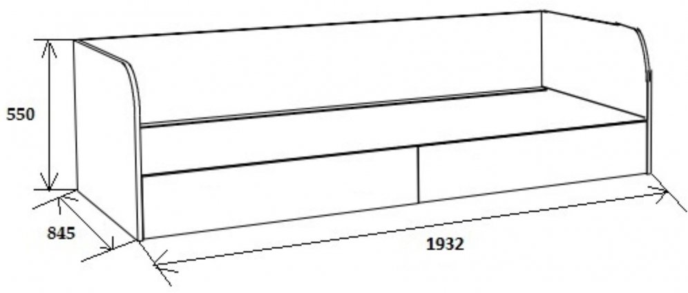 Софа Астра дуб сонома