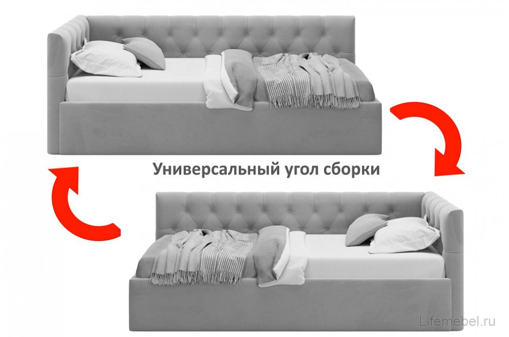 Тахта Ариэтта 90x200 с ортопедическим основанием шоколад