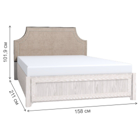 Полутораспальная кровать Карина 308 Люкс