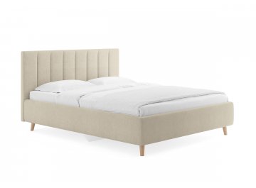 Полутораспальная кровать Alma бежевый лаунж