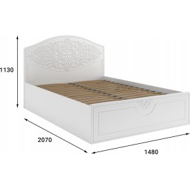 Полутораспальная кровать Ассоль АС-60