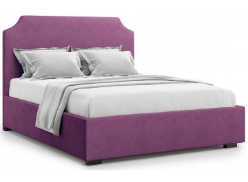 Полутораспальная кровать Izeo 140 фиолетовый велюр (velutto 15)