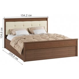 Полутораспальная кровать Ливорно с ортопедическим основанием