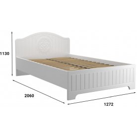 Полутораспальная кровать Монблан