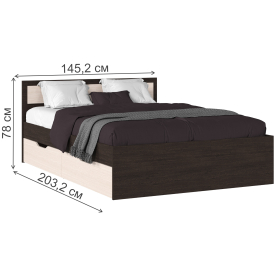 Полутораспальная кровать Муза КР 605