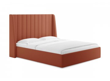 Двуспальная кровать Samanta терракотовый тедди