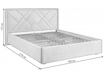 Полутораспальная кровать Сидней