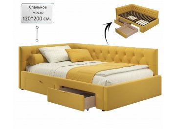 Полутораспальная кровать Afelia