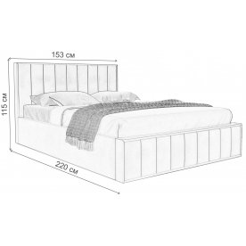 Полутораспальная кровать Вена Стандарт