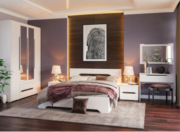 Полутораспальная кровать Вирма КР 011