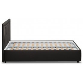 Двуспальная кровать Доменика 1203 160х200 см с основанием коричневый с матрасом