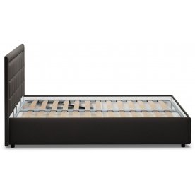 Двуспальная кровать Ноэми 1202 160х200 см с ПМ коричневый с матрасом