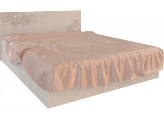 Двуспальная кровать Винтаж 160х200 см дуб атланта с матрасом