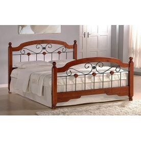 Кровать полутораспальная АТ-819 160х200 с матрасом