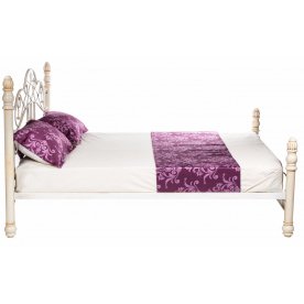 Кровать PS 8837 античный белый с матрасом