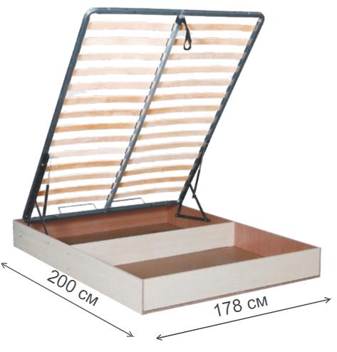 Ортопедическое основание с ПМ 178Х200 см