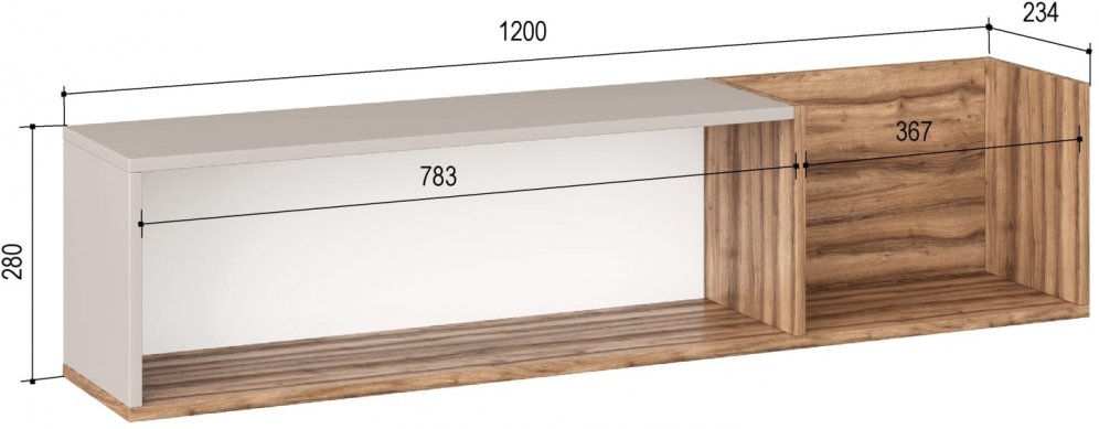 Полка Чарли №7 кашемир / авелано