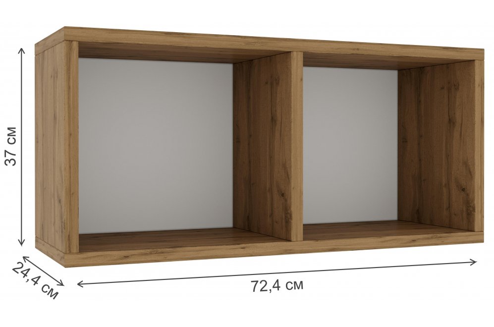 Полка Модена-2 дуб вотан