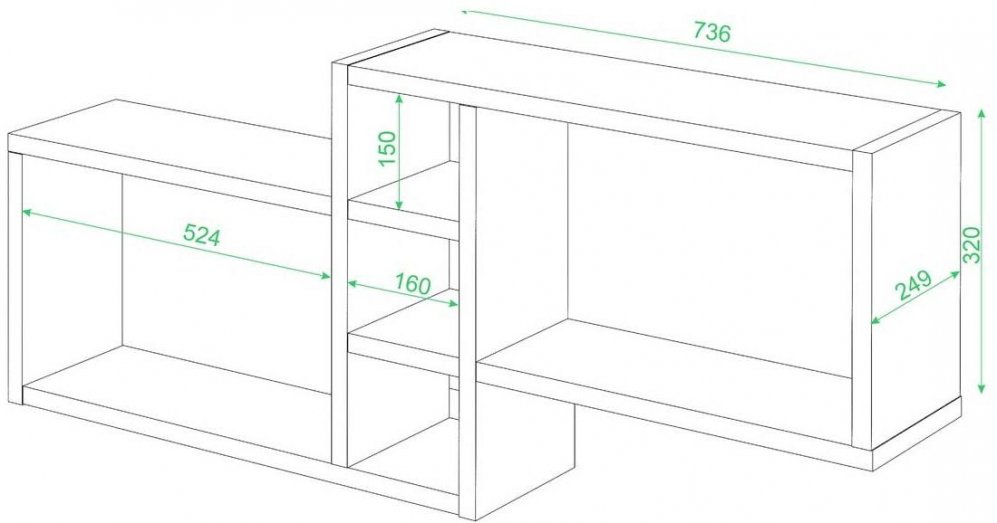 Полка Раванта-20 белый жемчуг
