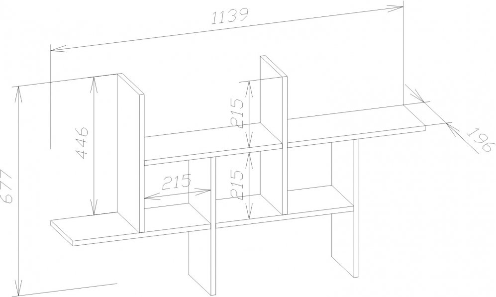 Полка ПК-6 белый