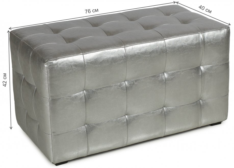 Банкетка Эхо 11 серебристый