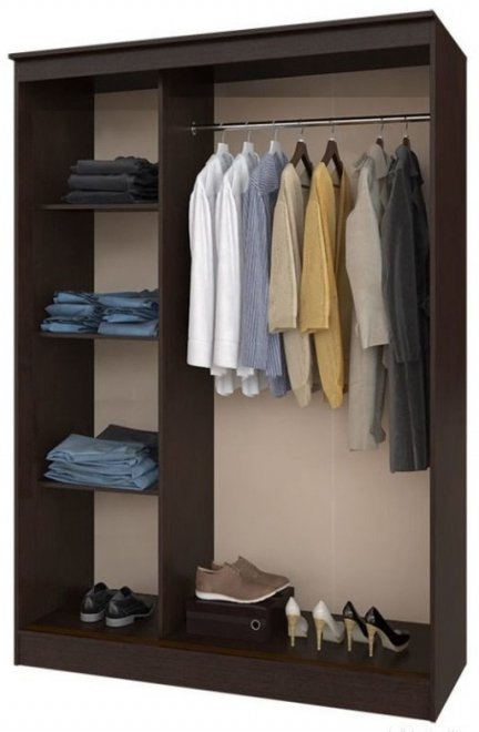 Шкаф-купе Бася венге